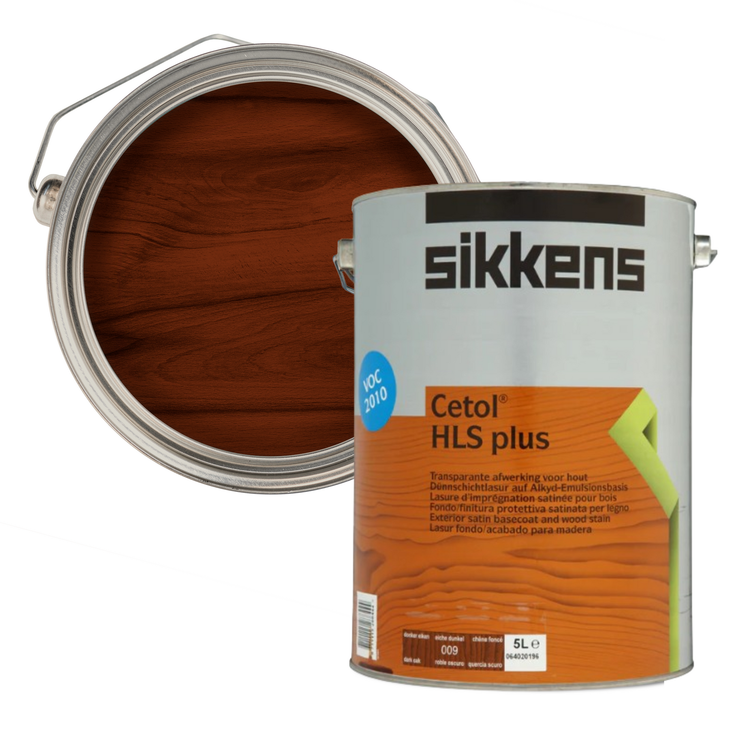 SIKKENS CETOL HLS PLUS WOODSTAIN BASE COAT DARK OAK (009)