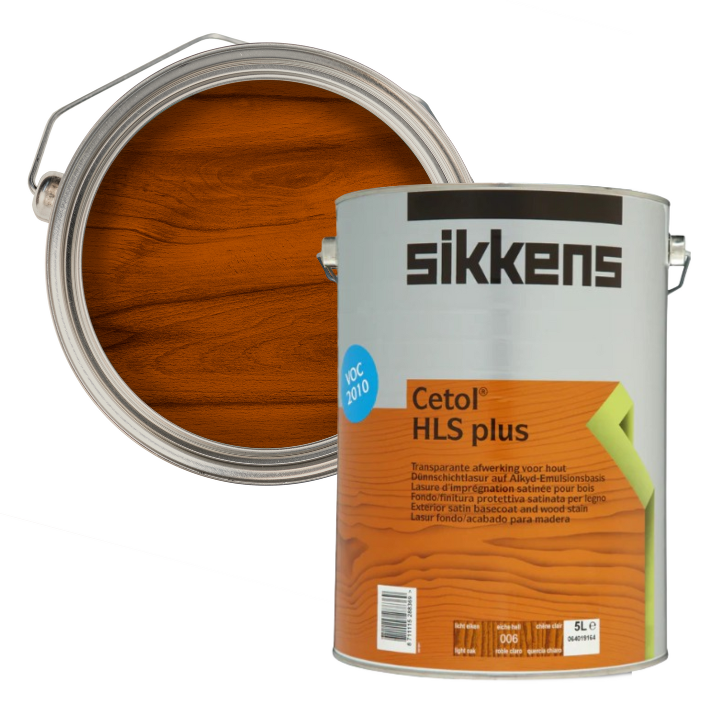 SIKKENS CETOL HLS PLUS WOODSTAIN BASE COAT LIGHT OAK (006)