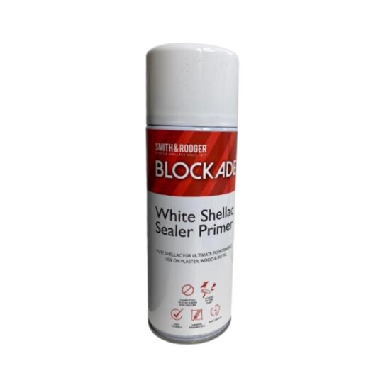 SMITH & RODGER BLOCKADE SEALER PRIMER AEROSOL WHITE 400ML