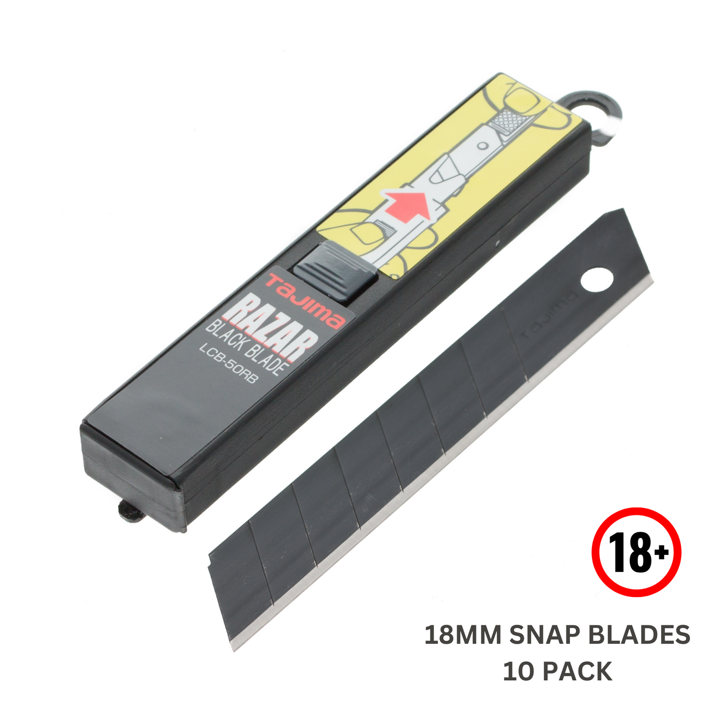 TAJIMA LCB50RBC SNAP BLADES 18MM - 10 PACK