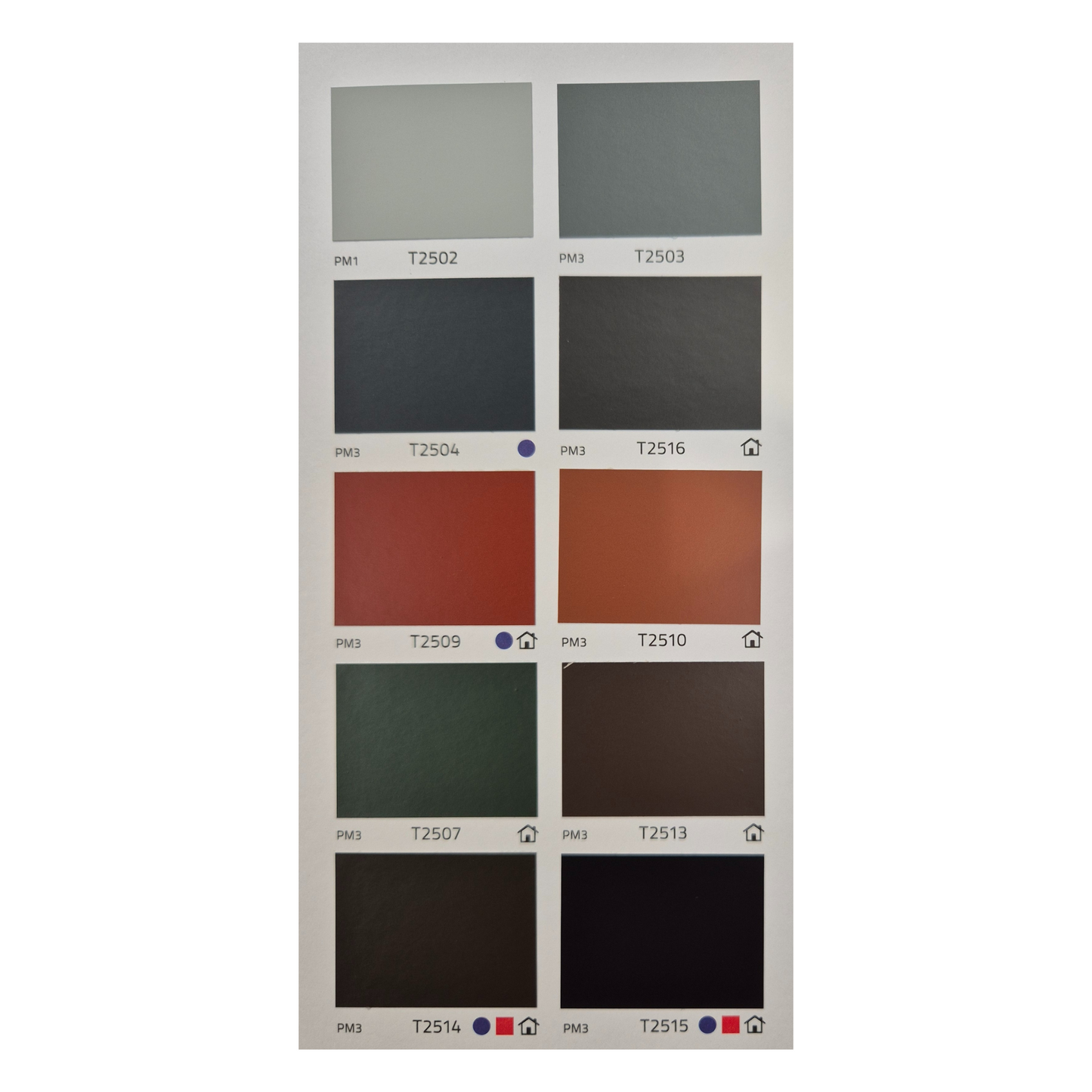 TEKNOS EXTERIOR COLOURS GUIDE