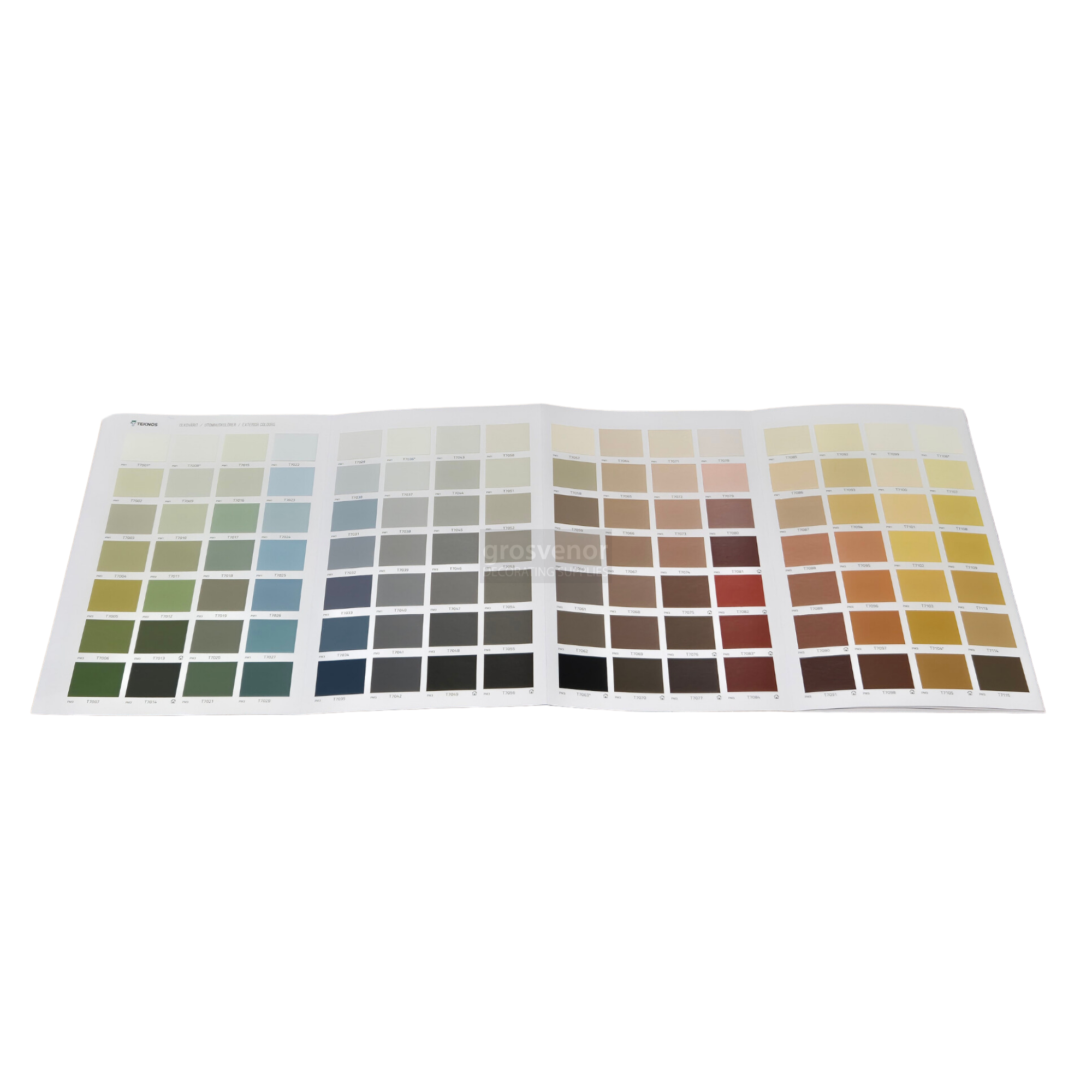 Teknos Exterior Colours Guide – Decorating Supplies Online