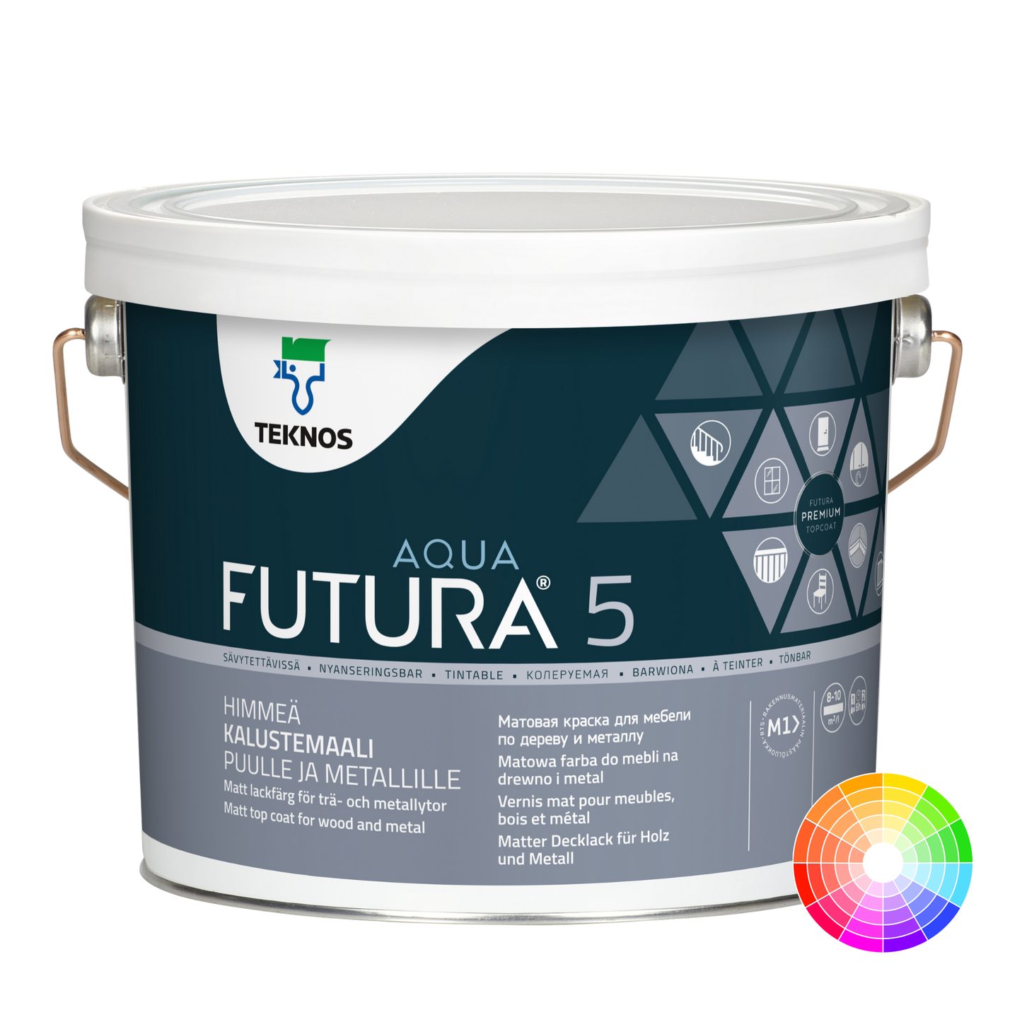 Teknos Futura Aqua 5 Wood and Metal Paint Matt