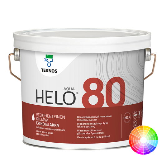 TEKNOS HELO AQUA 80 GLOSS VARNISH (TINTABLE)