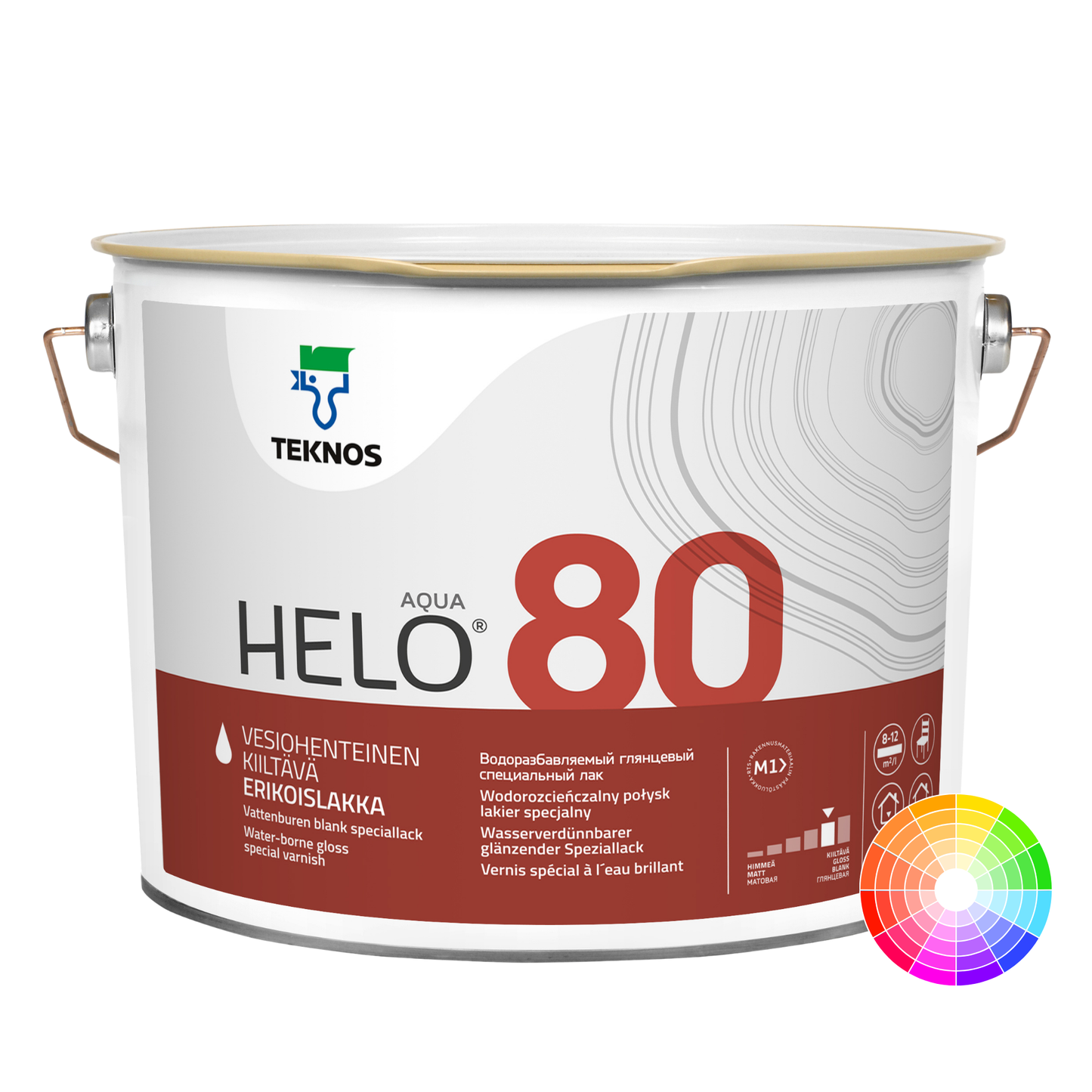 TEKNOS HELO AQUA 80 GLOSS VARNISH (TINTABLE)