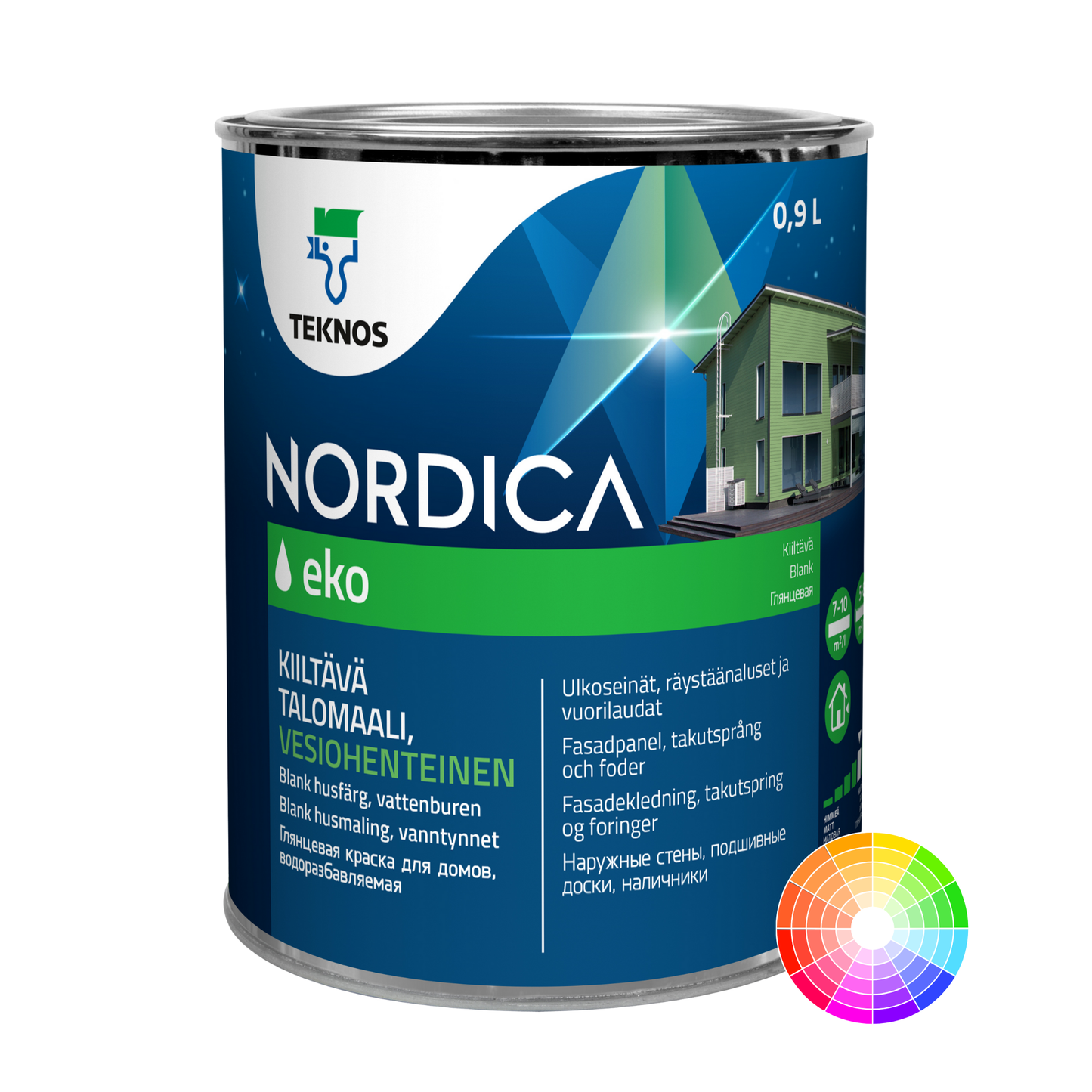 TEKNOS NORDICA EKO EXTERIOR WOOD PAINT (GLOSS)