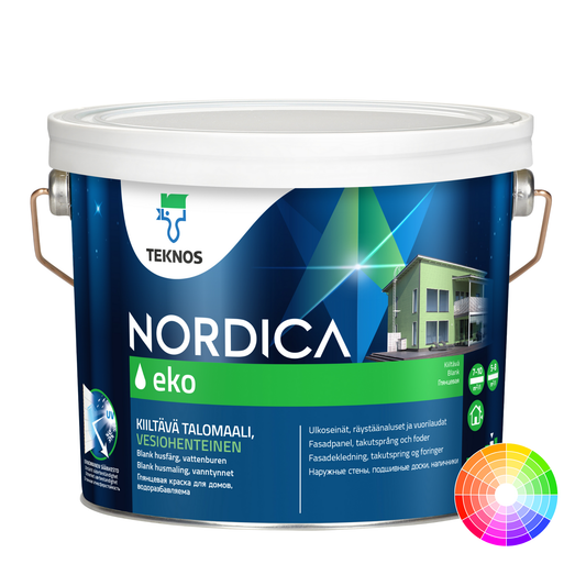 TEKNOS NORDICA EKO EXTERIOR WOOD PAINT (GLOSS)