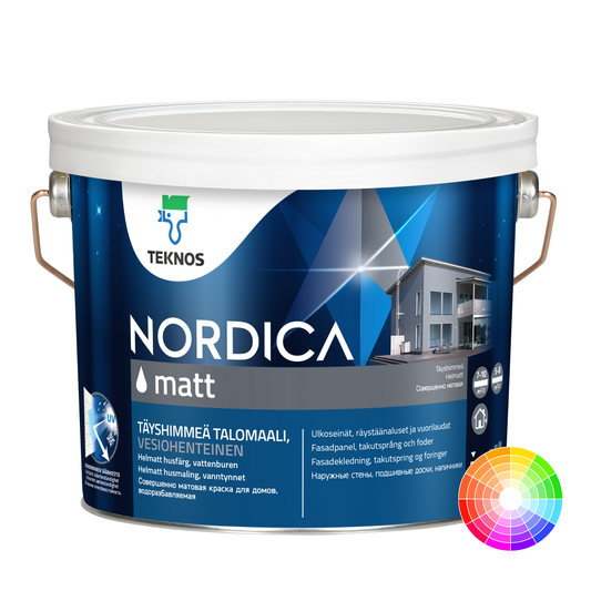 TEKNOS NORDICA MATT EXTERIOR WOOD PAINT