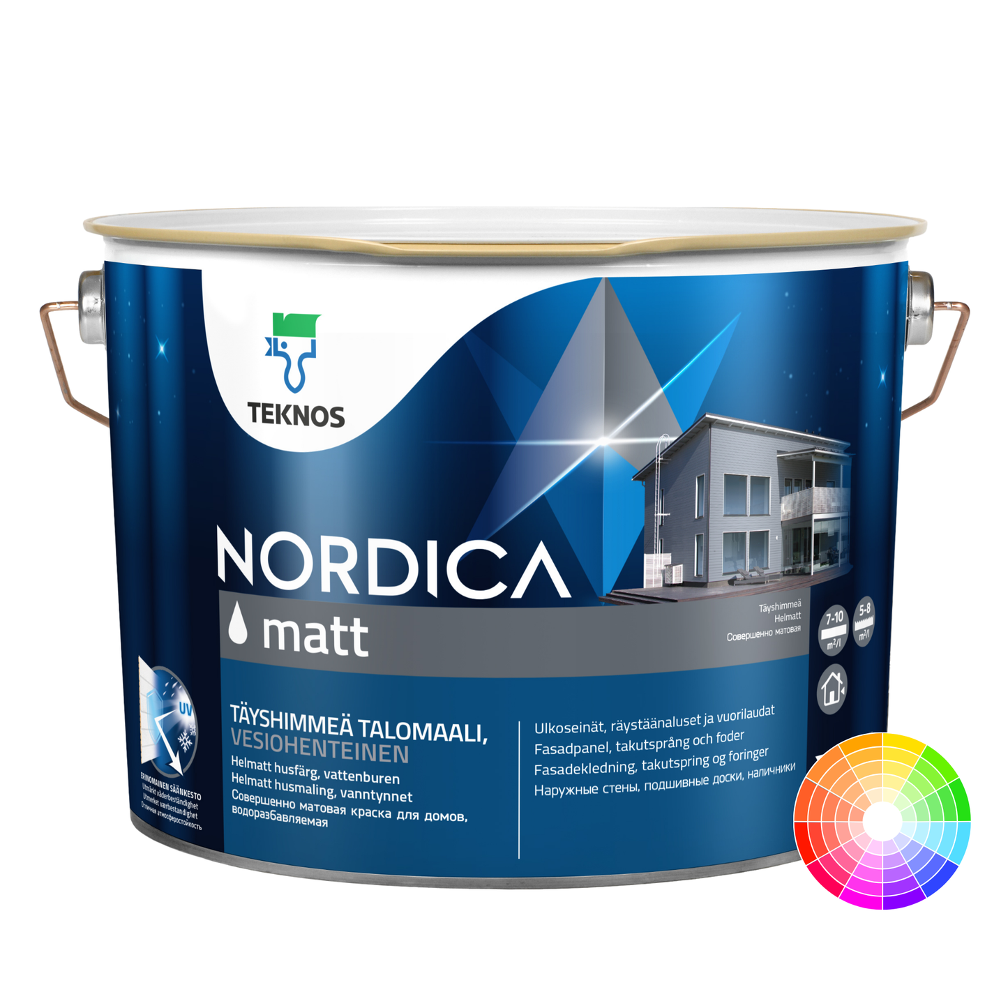 TEKNOS NORDICA MATT EXTERIOR WOOD PAINT