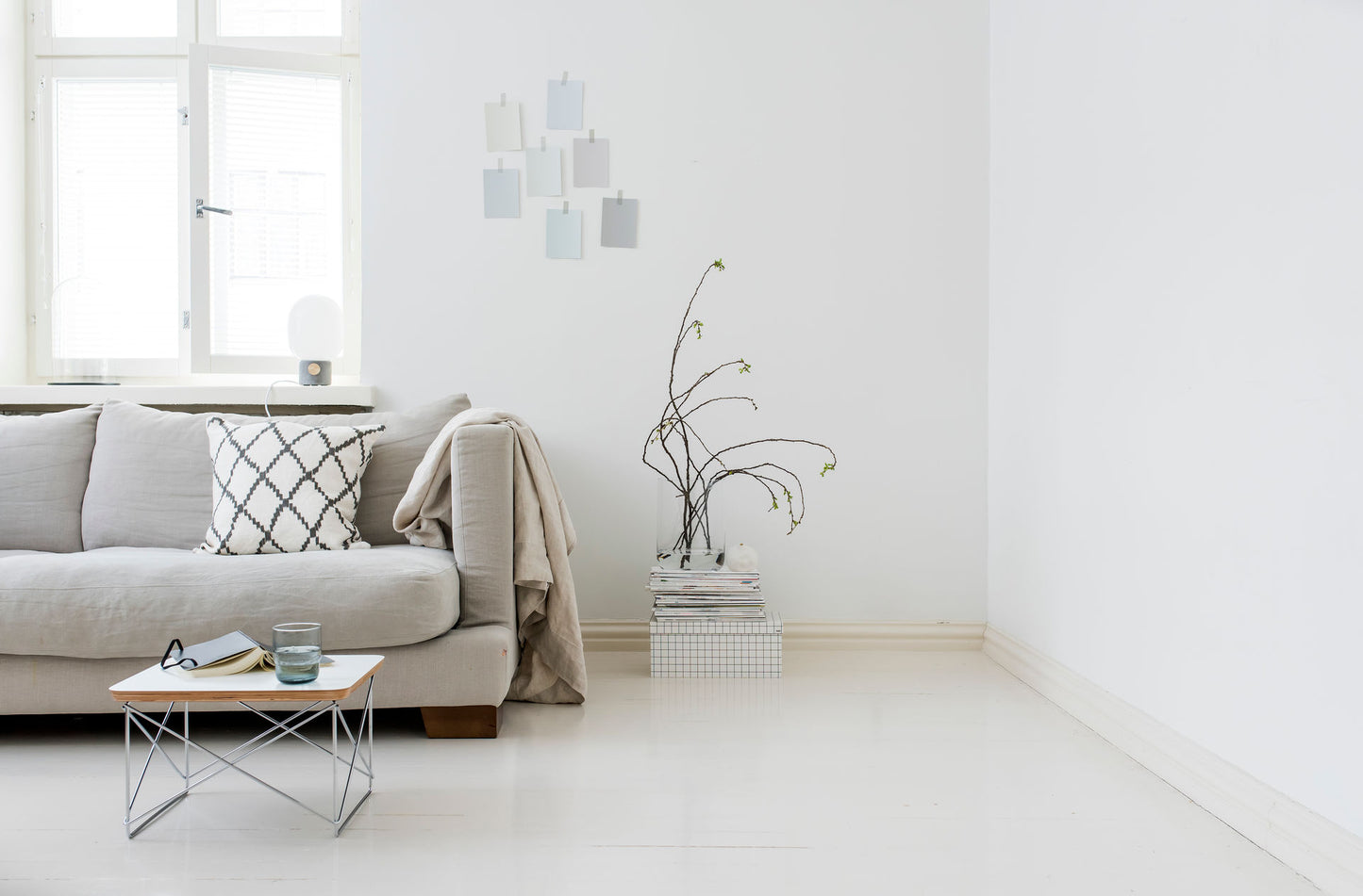 Teknos Teknowall 05 Matt Emulsion Paint painted on living room walls