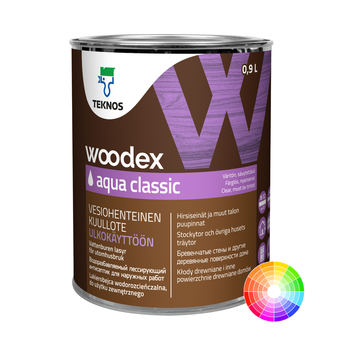 Teknos Woodex Aqua Classic Woodstain – Decorating Supplies Online