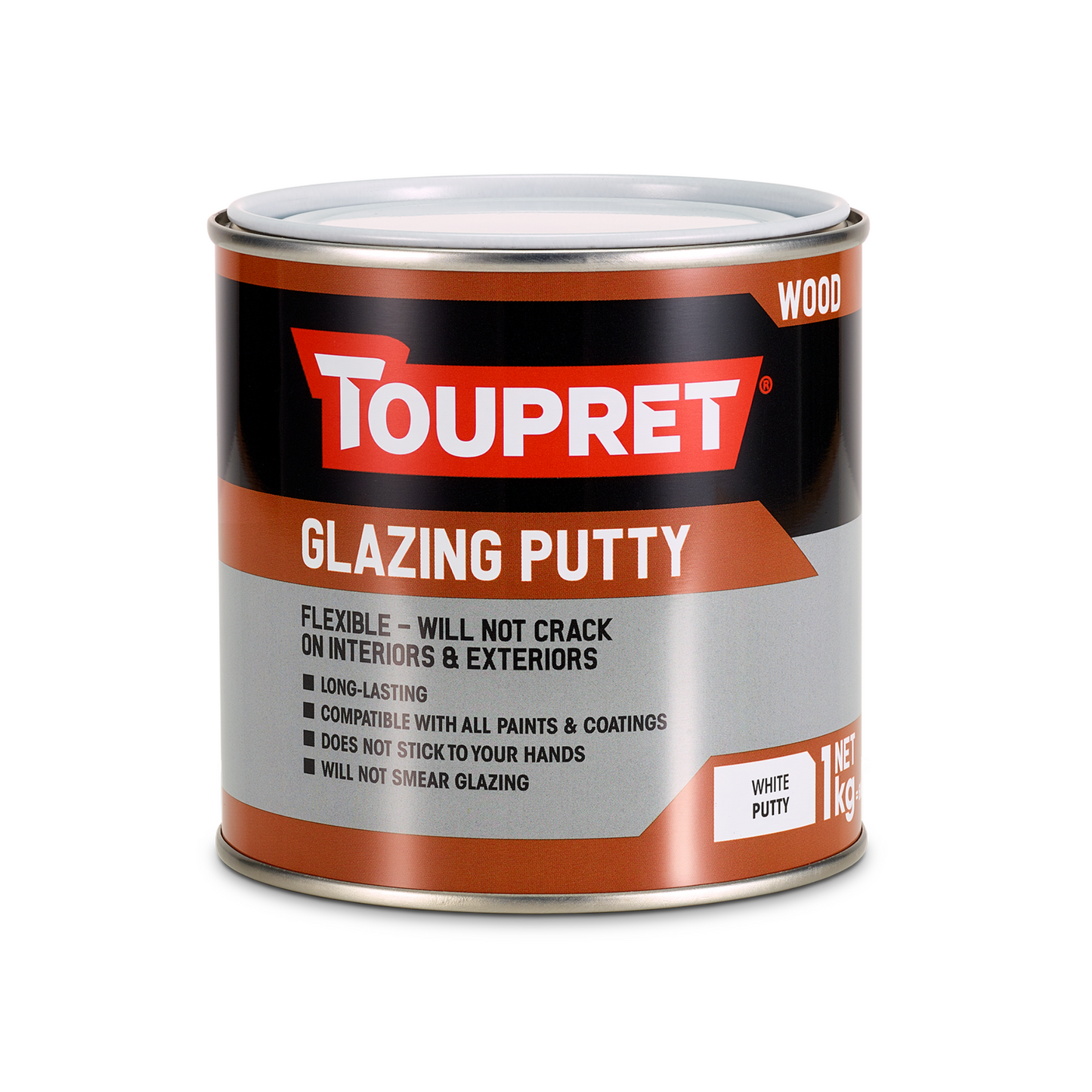 TOUPRET GLAZING PUTTY WHITE (INTERIOR/EXTERIOR)