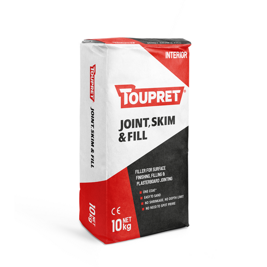 TOUPRET JOINT, SKIM & FILL PLASTER FILLER WHITE (INTERIOR)