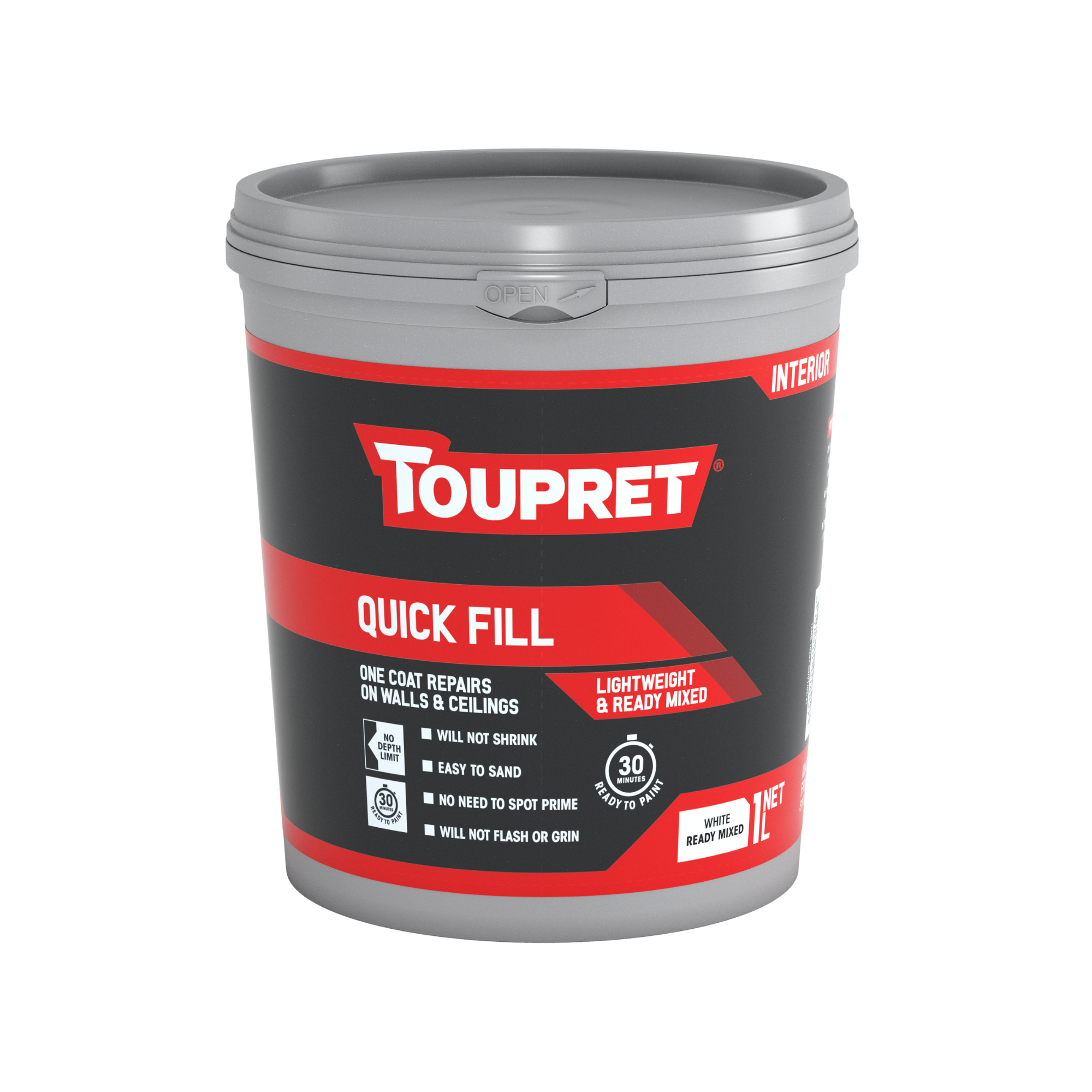 Toupret Quick Fill Lightweight Filler White (Interior) – Decorating ...