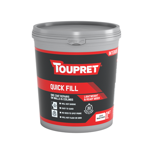 TOUPRET QUICK FILL LIGHTWEIGHT FILLER WHITE (INTERIOR)