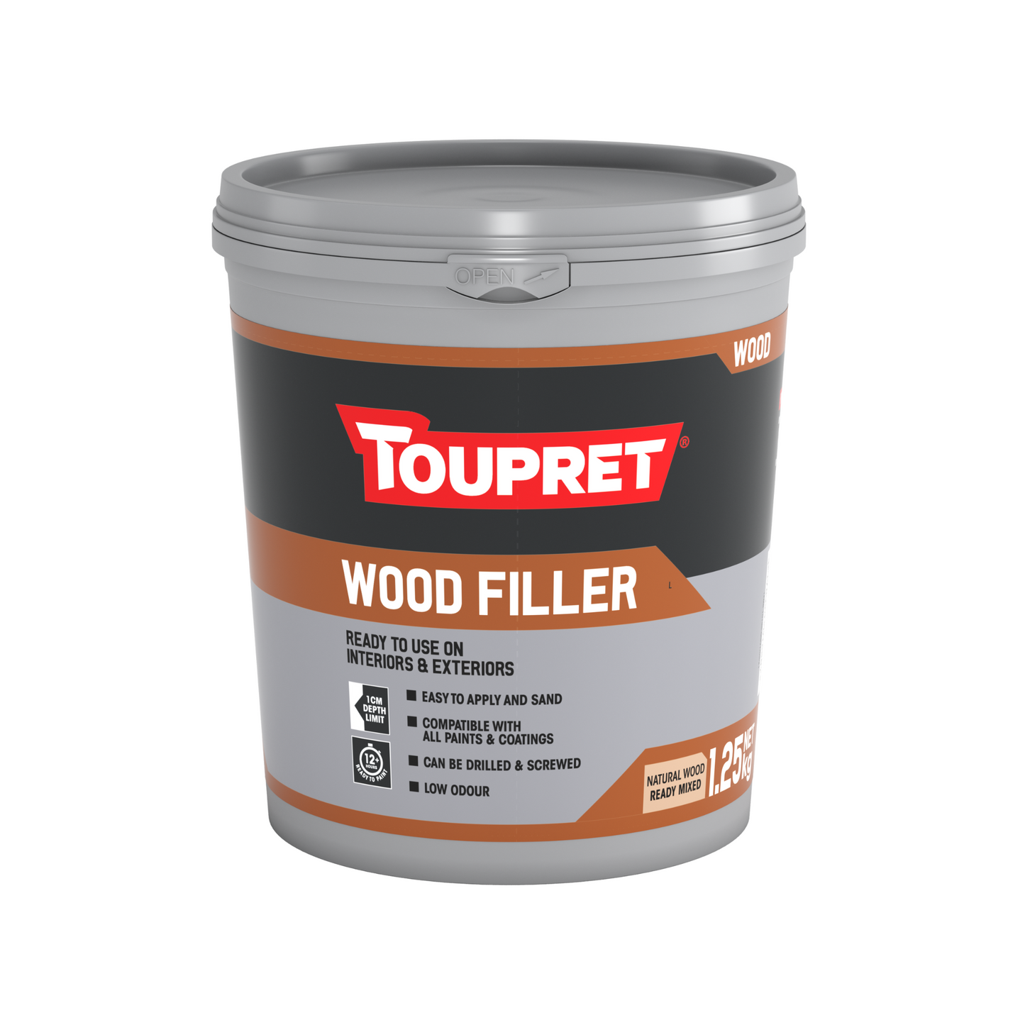 Toupret Ready Mixed Wood Filler Natural (Interior/Exterior)