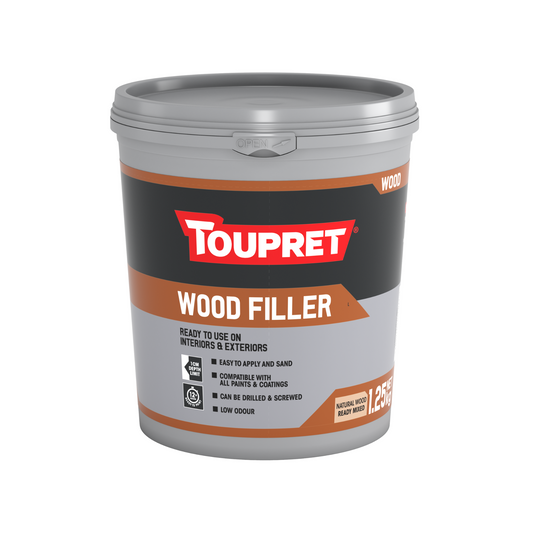 TOUPRET READY MIXED WOOD FILLER NATURAL (INTERIOR/EXTERIOR)