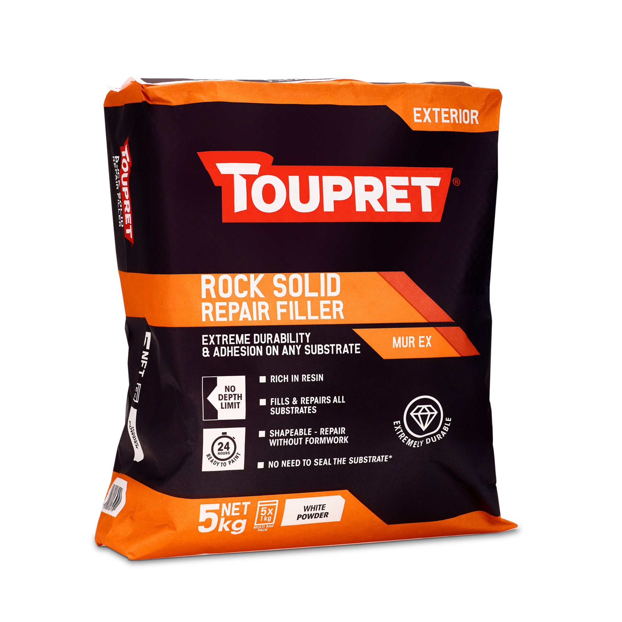 Toupret Rock Solid Masonry Repair Filler White (Exterior) – Decorating ...