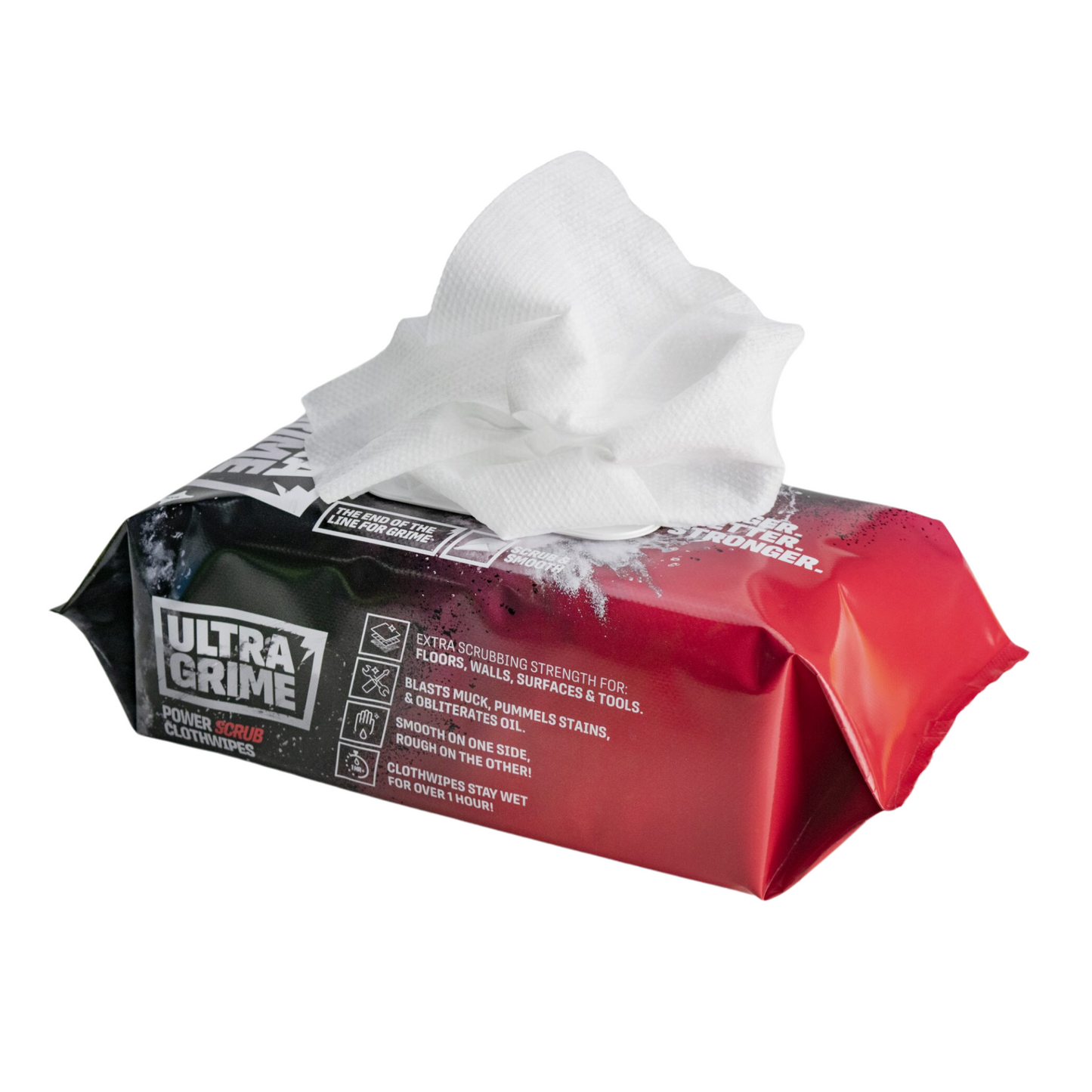Uniwipe Ultragrime Pro Power Scrub XXL Cloth Wipes 80 Pack