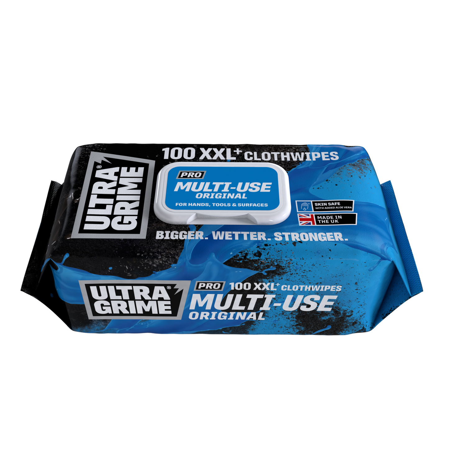 Uniwipe Ultragrime Pro Multi-Use XXL Cloth Wipes 100 Pack