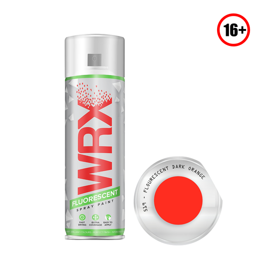 WRX SPRAY PAINT FLUORESCENT DARK ORANGE 400ML