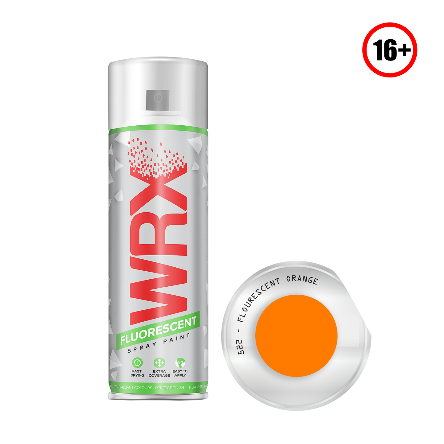 WRX SPRAY PAINT FLUORESCENT ORANGE 400ML