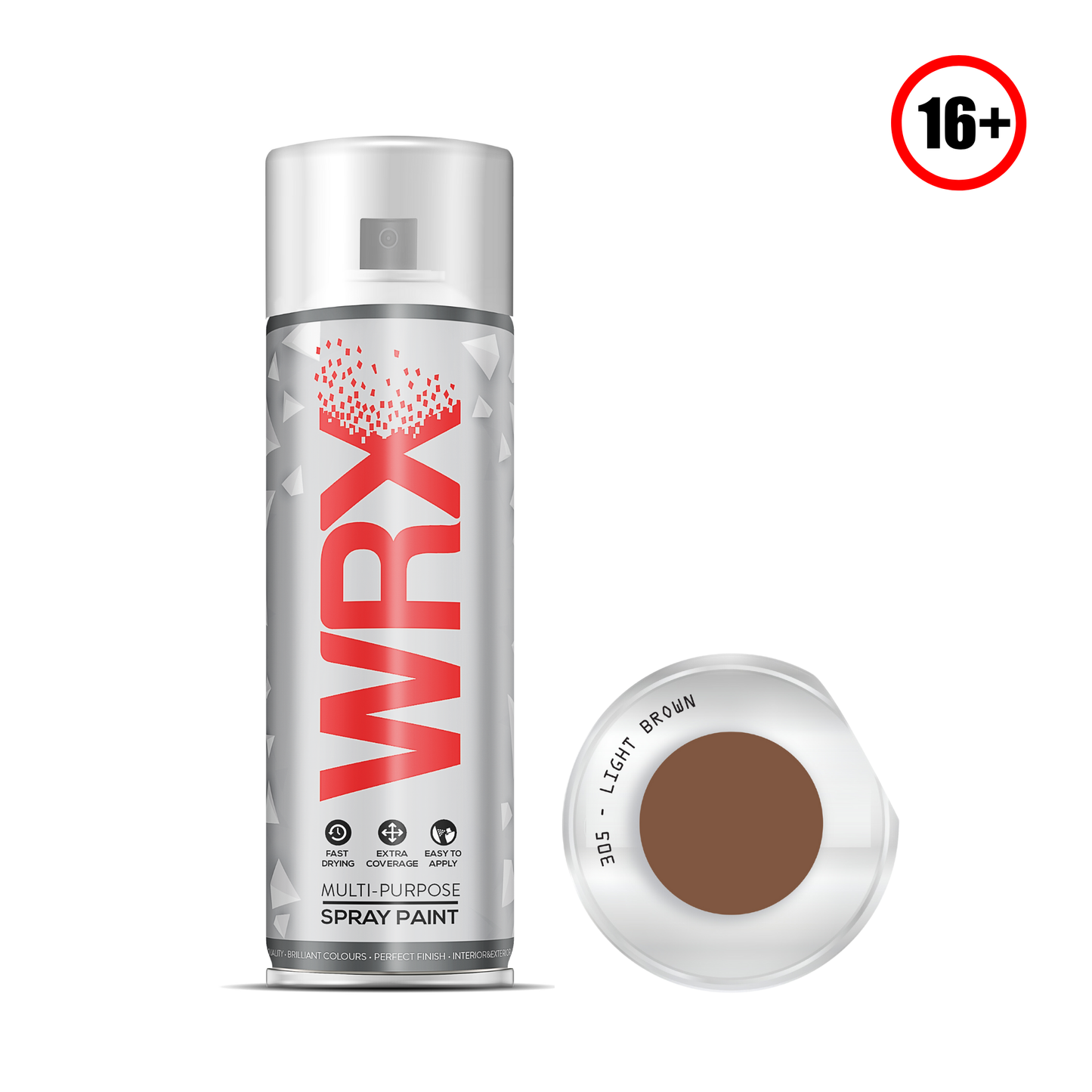 WRX SPRAY PAINT LIGHT BROWN GLOSS 400ML