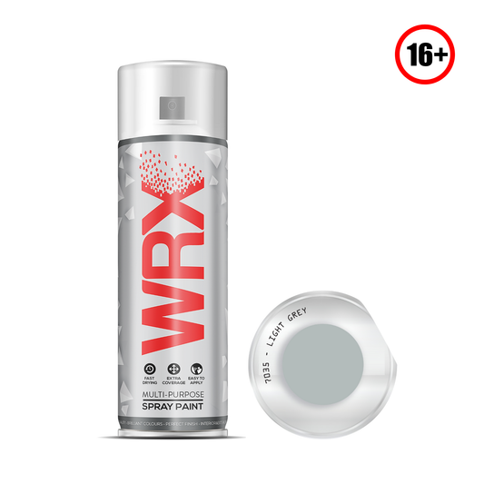 WRX SPRAY PAINT LIGHT GREY RAL 7035 GLOSS 400ML