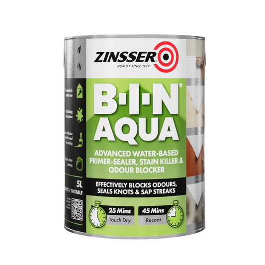 ZINSSER BIN AQUA WATER-BASED PRIMER SEALER WHITE