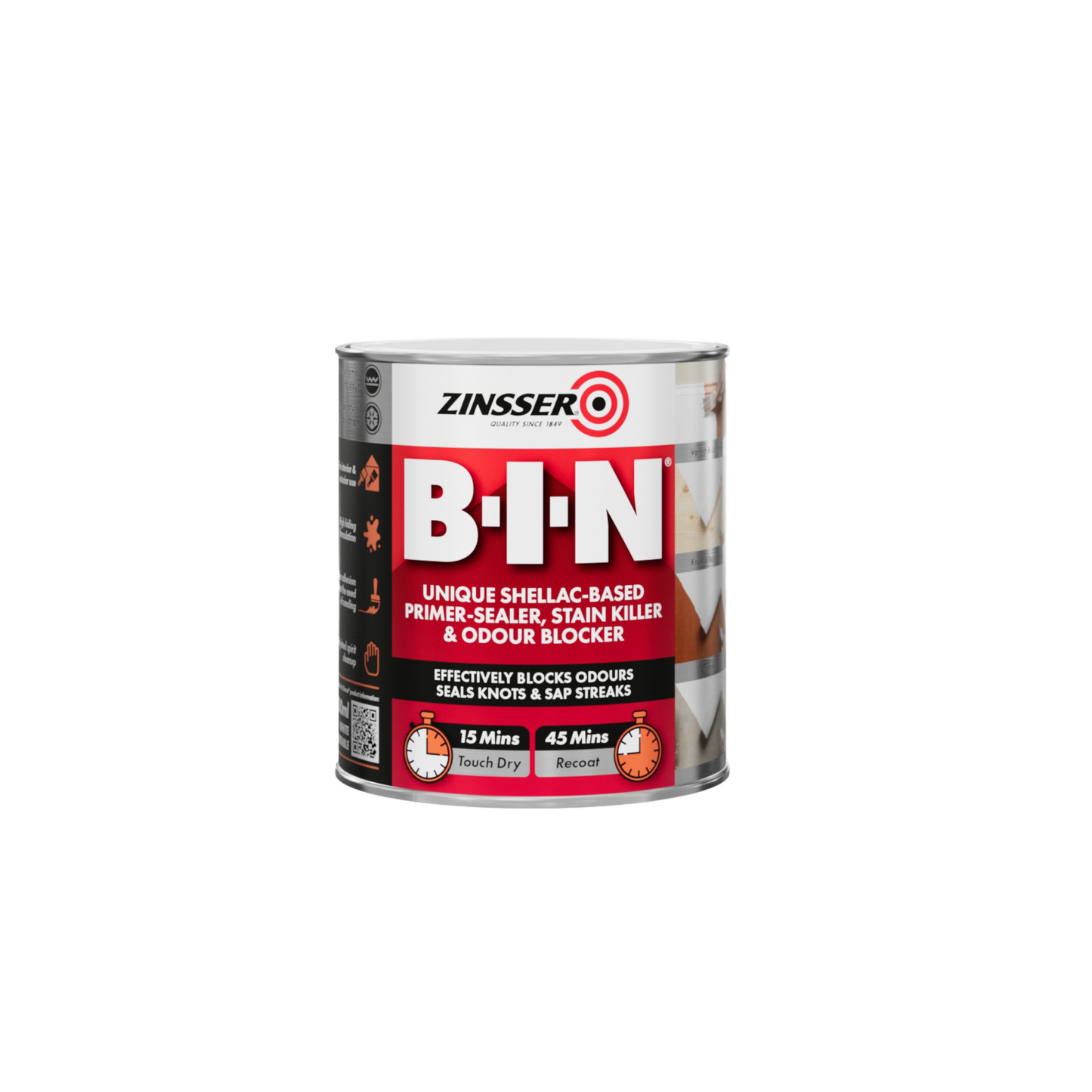 ZINSSER BIN STAIN BLOCK PRIMER SEALER WHITE