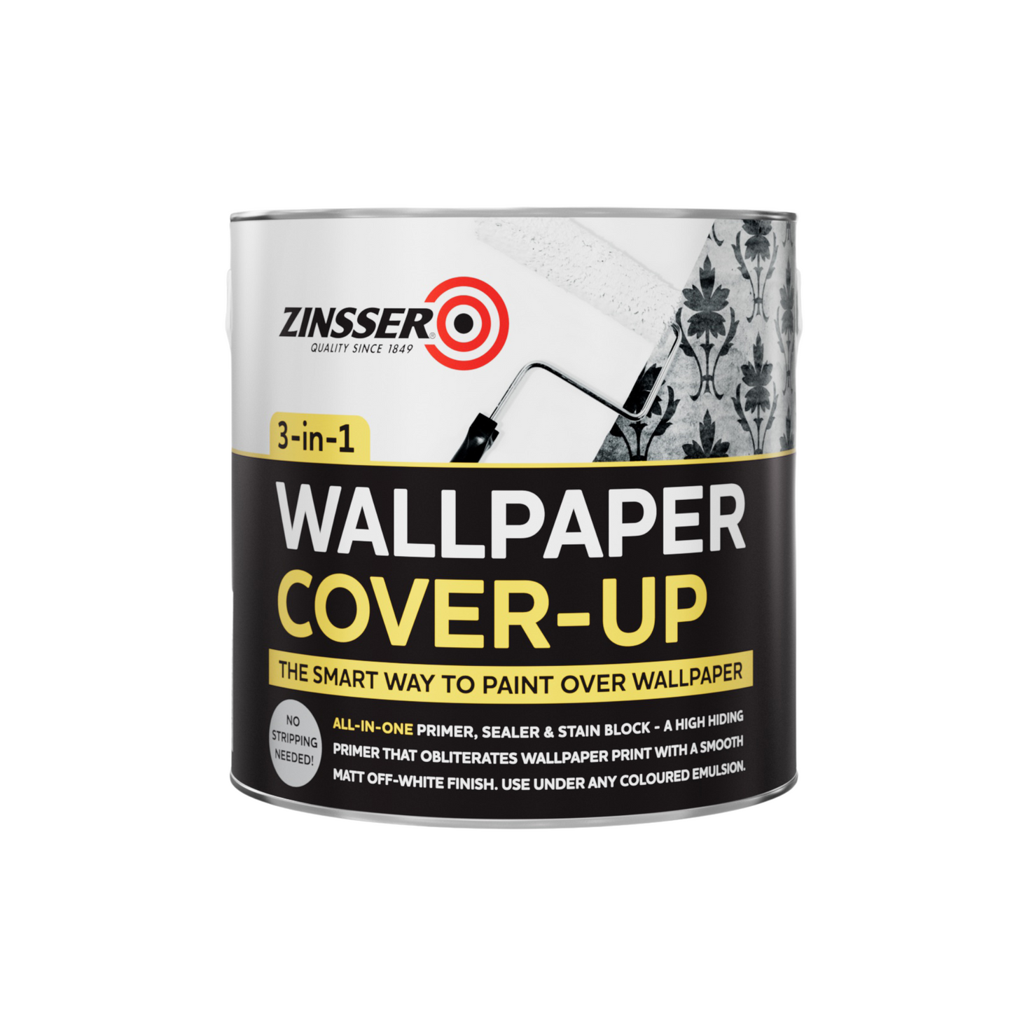 ZINSSER WALLPAPER COVER-UP OBLITERATING PAINT