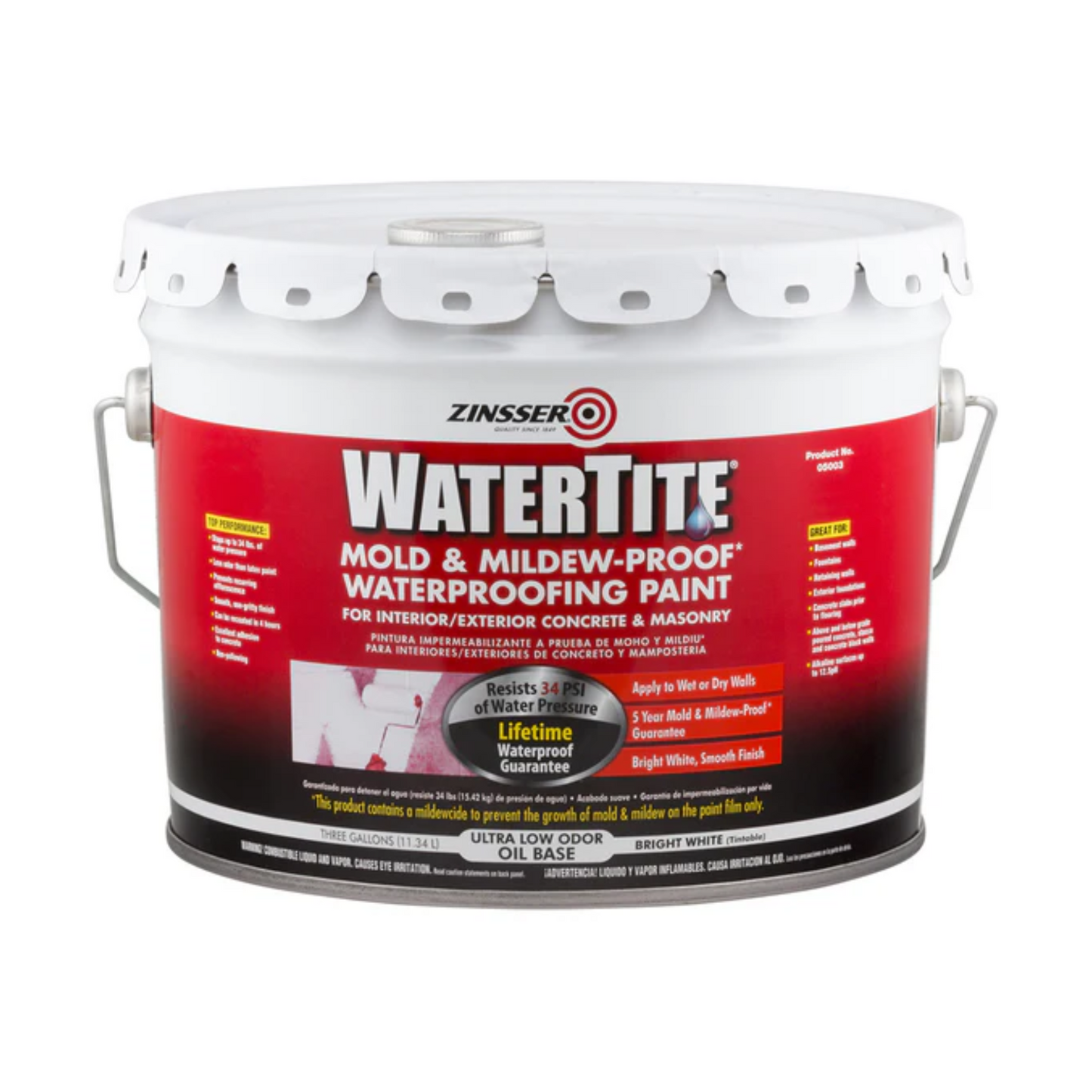 Zinsser Watertite Waterproofing Paint White