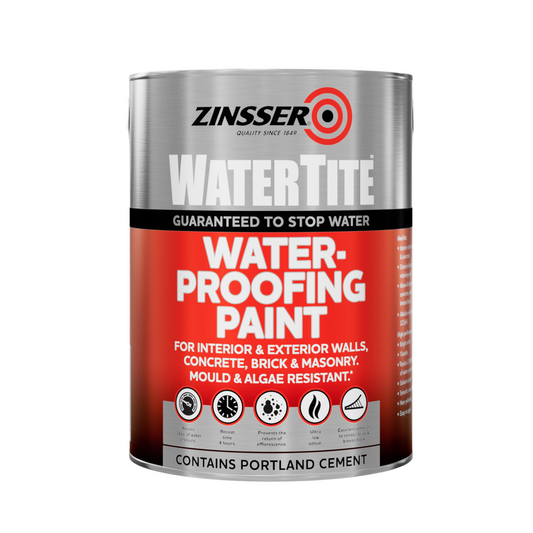 ZINSSER WATERTITE WATERPROOFING PAINT WHITE