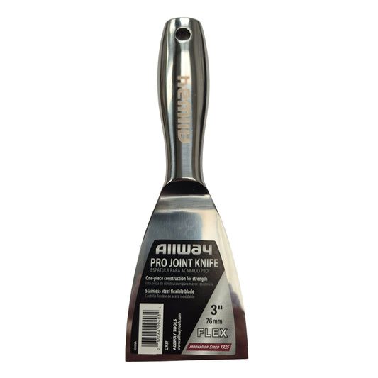 Allway One-Piece Stainless Steel Joint Filling Knife 3"