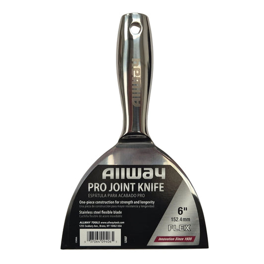 Allway One-Piece Stainless Steel Joint Knife 6"