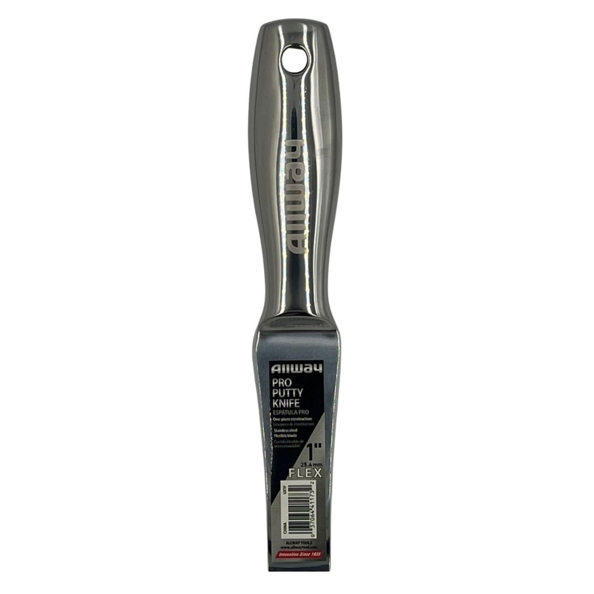 Allway One-Piece Stainless Steel Putty/Filling Knife 1"
