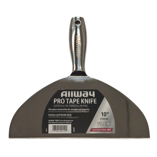 Allway One-Piece Stainless Steel Joint/Tape Knife 10"