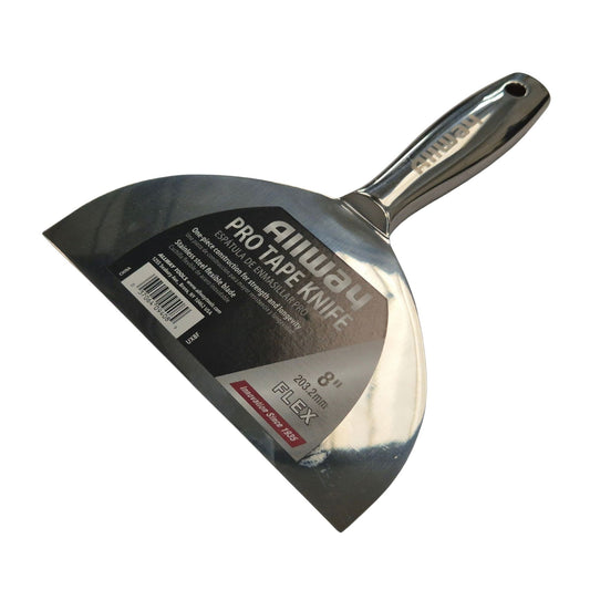 Allway One-Piece Stainless Steel Joint/Tape Knife 8"