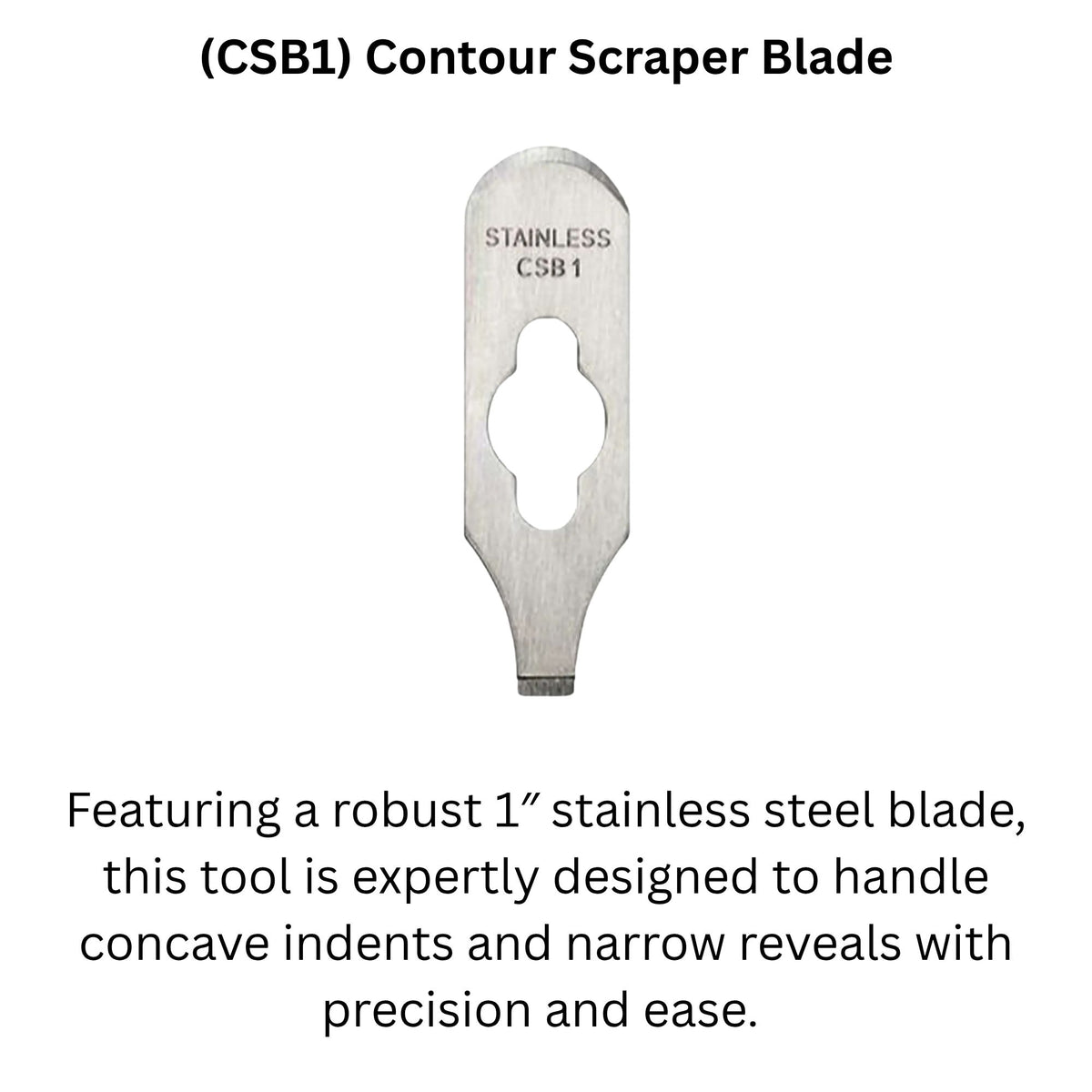 Allway Soft Grip Contour Scraper Set - 6 Piece
