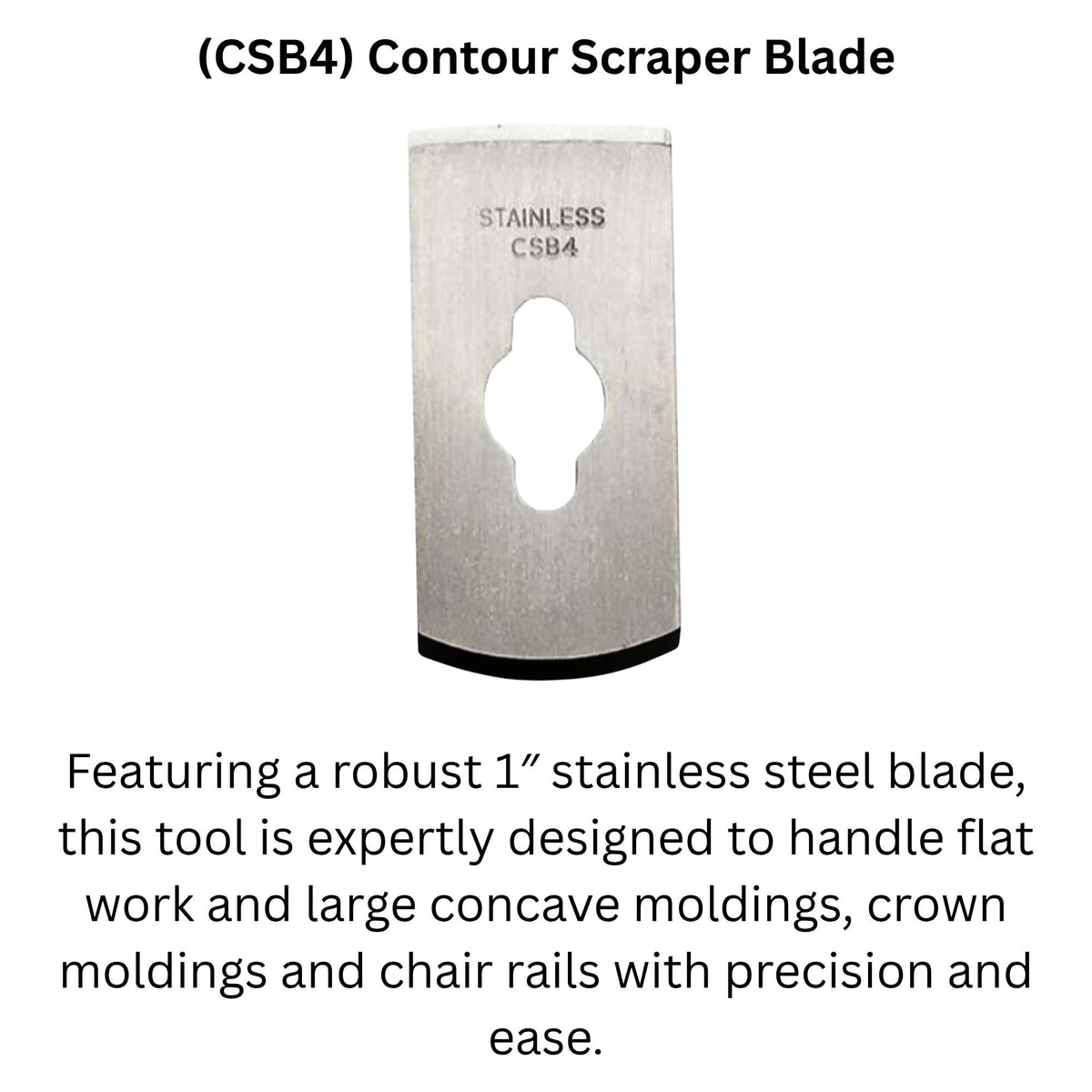 Allway Soft Grip Contour Scraper Set - 6 Piece