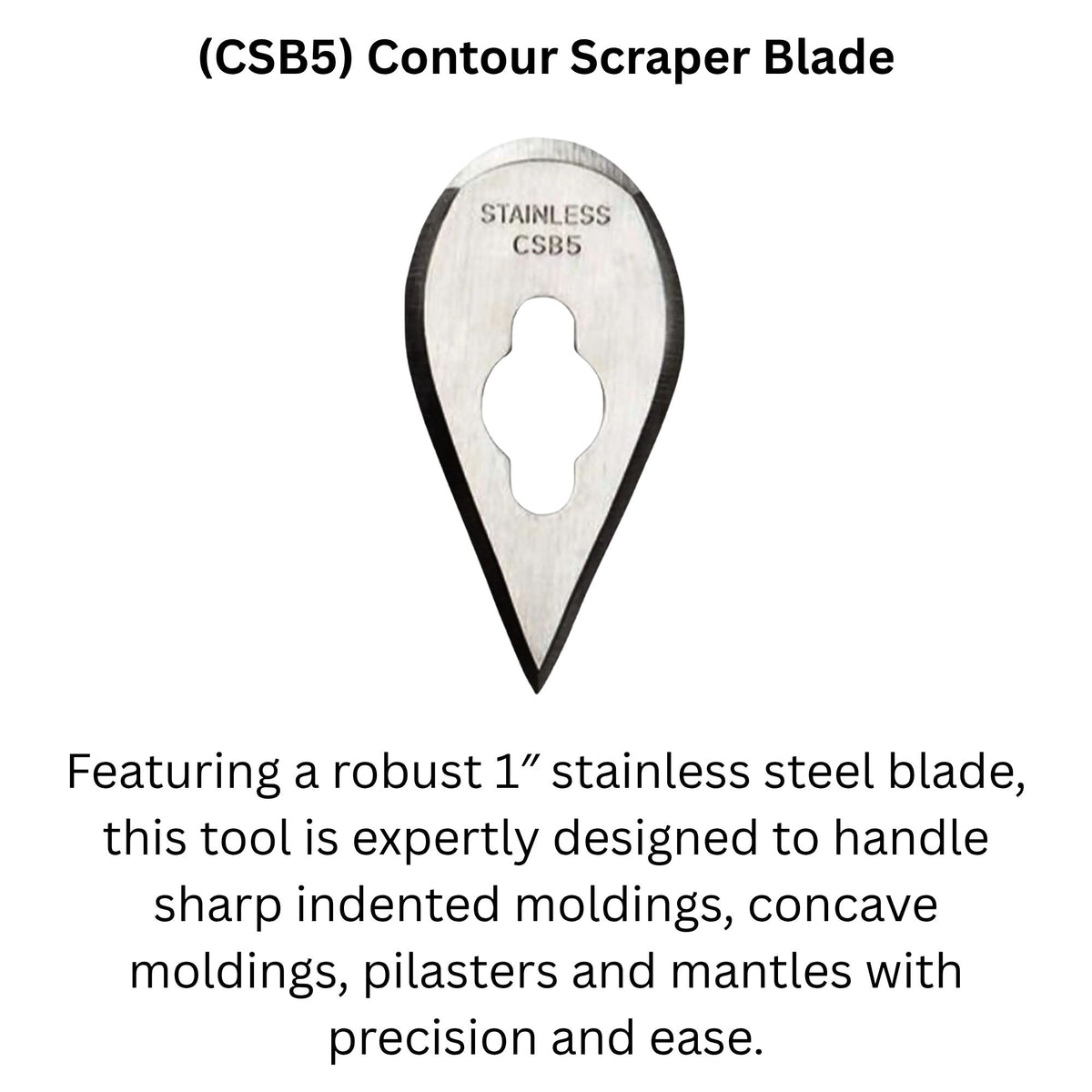 Allway Soft Grip Contour Scraper Set - 6 Piece