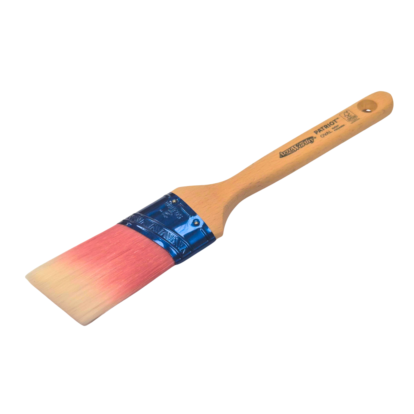 Lot de 3 pinceaux à peinture biseautés semi-ovales Arroworthy Patriot