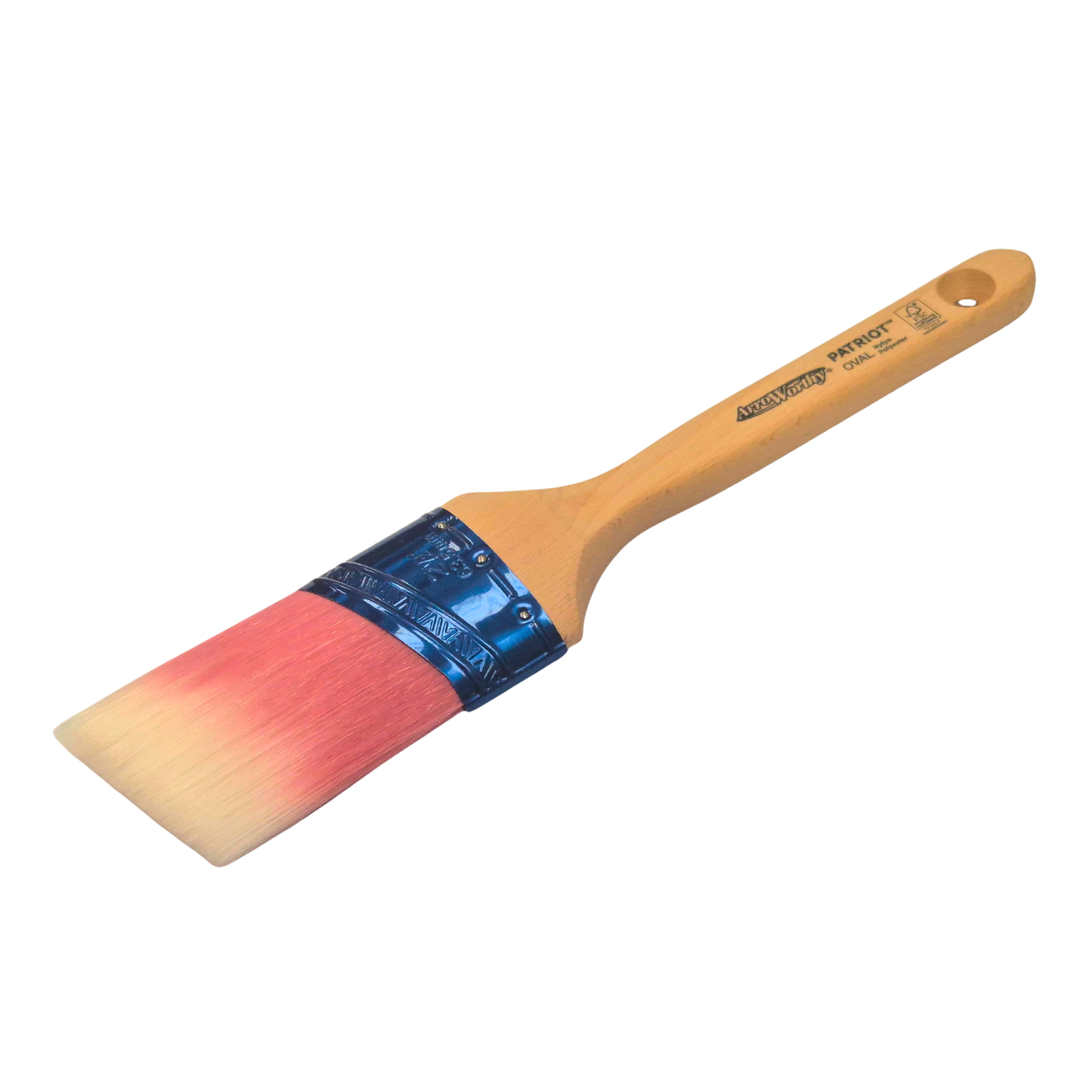 Lot de 3 pinceaux à peinture biseautés semi-ovales Arroworthy Patriot