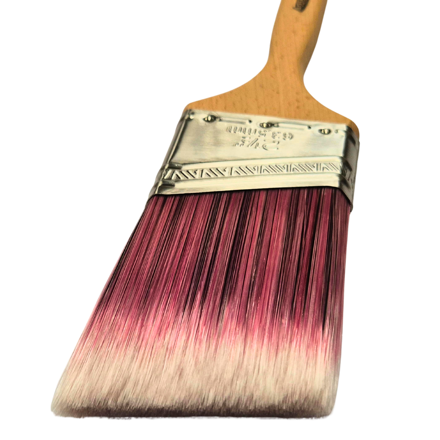 Lot de 3 pinceaux à peinture angulaires à long manche Arroworthy Red Frost