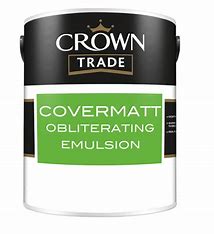 CROWN TRADE COVERMATT OBLITERATING EMULSION MAGNOLIA