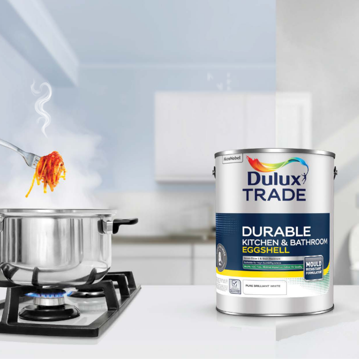 Dulux Trade Durable Kitchen & Bathroom Eggshell Tinted Colour