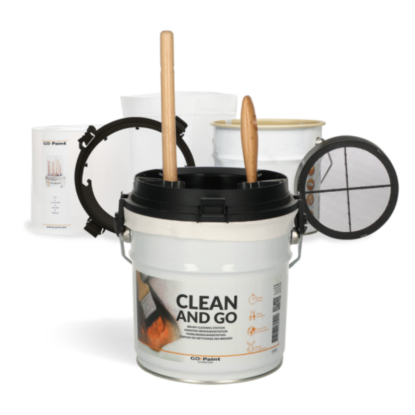 Go Paint Clean & Go - Paint Brush Cleaning System