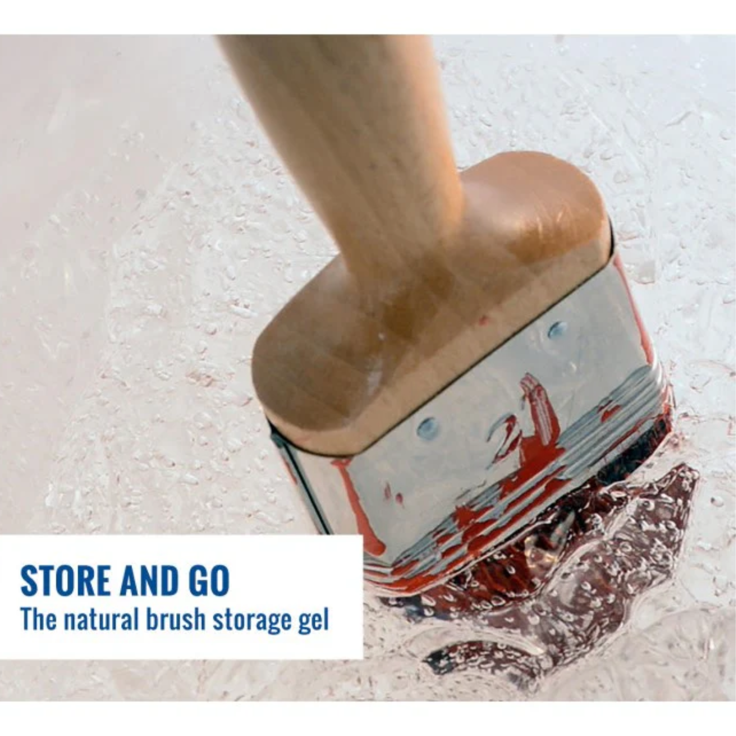 Go Paint Store & Go - Gel Paint Brush Storage System