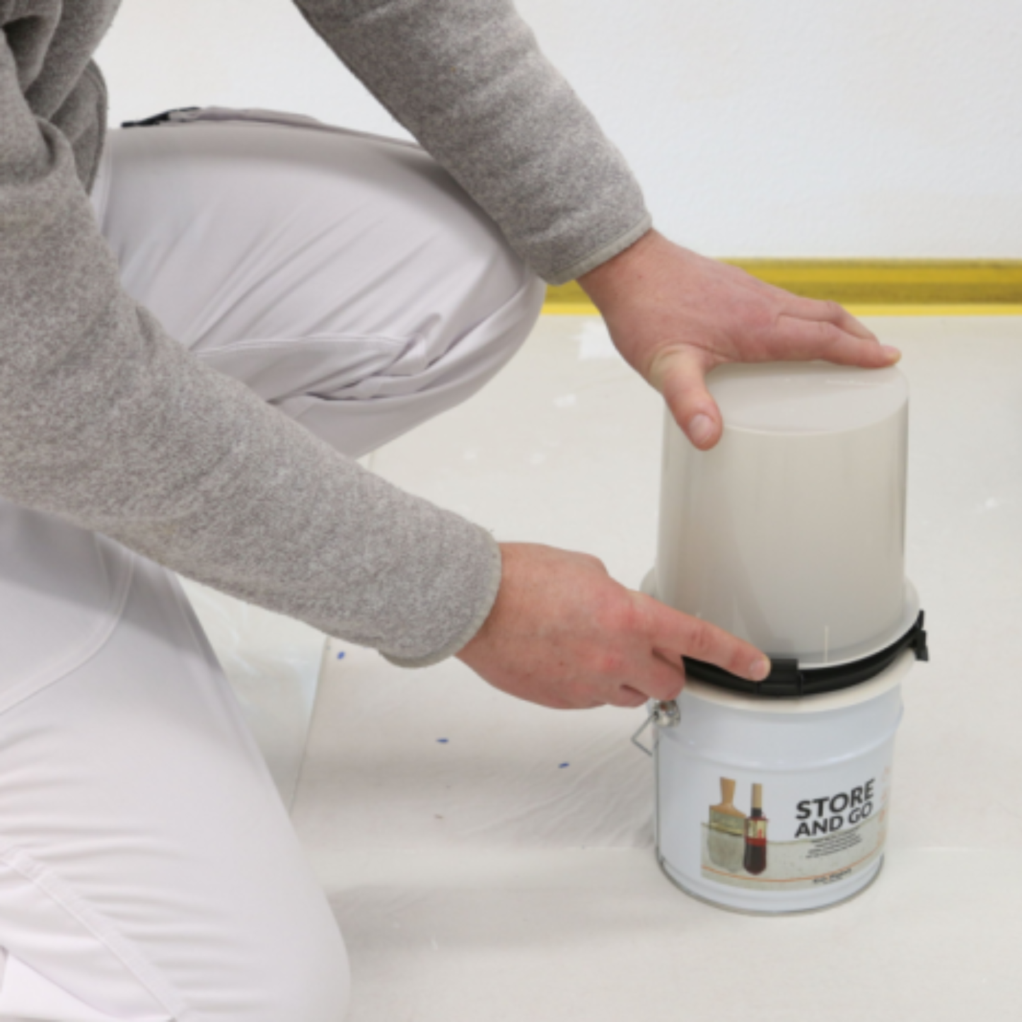 Go Paint Store & Go - Gel Paint Brush Storage System