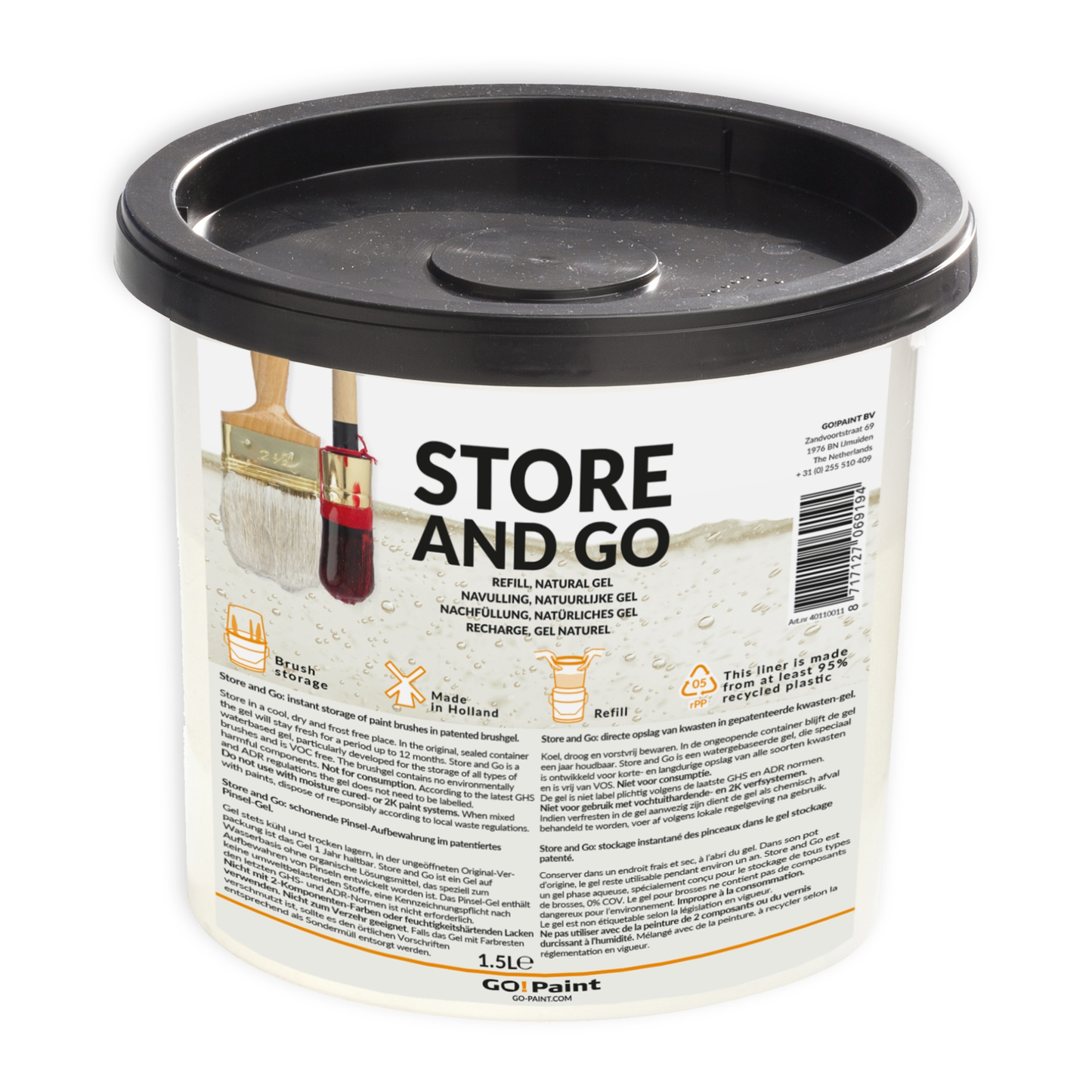 Go Paint Store & Go Refill Gel 1.5L